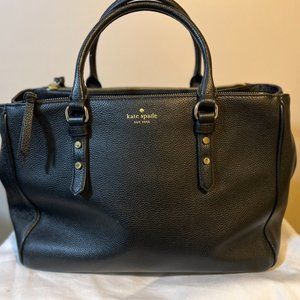 Kate Spade Large Black Leather  Purse